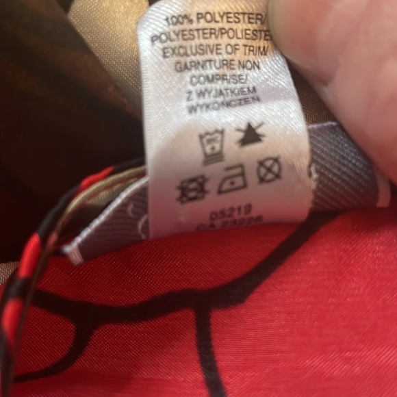 La Senza Small-Medium Kimono Style Robe with large Rose & Leaf print mini length - Picture 7 of 7